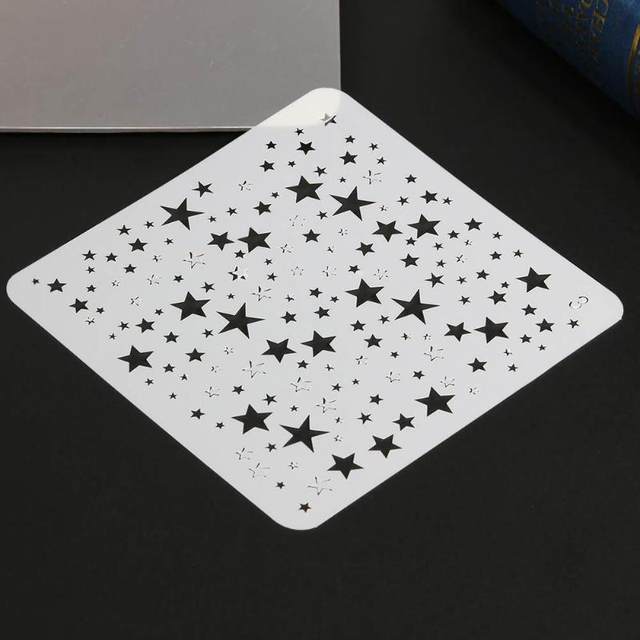 DIY Starry Star Painting Hollow Template Stencils for Painting